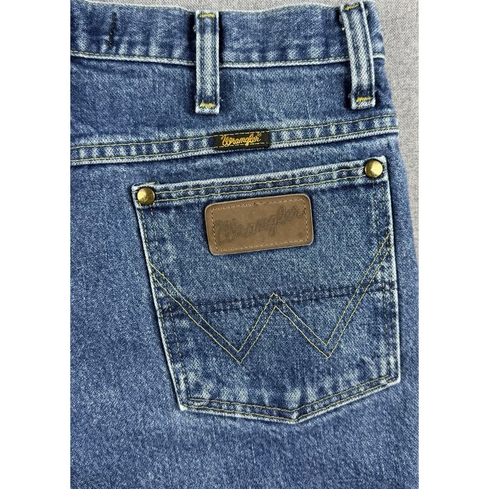 Wrangler George Strait Cowboy Cut Jeans Mens 32x30 Western Blue Denim Vintage